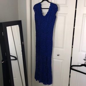 Blue Maxi Formal Dress